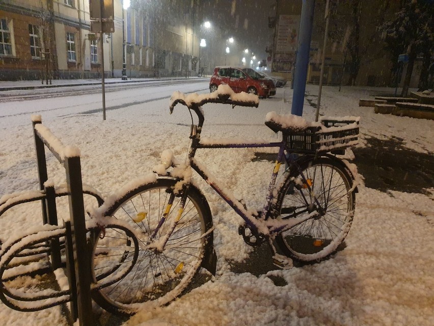Śnieg w Piotrkowie, styczeń 2021