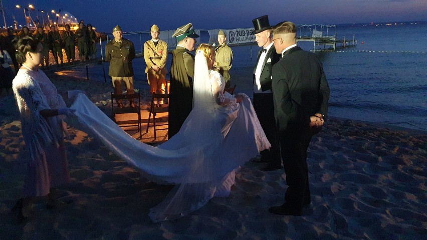Ślub Angeliki i Kamila podczas D-Day Hel 2019