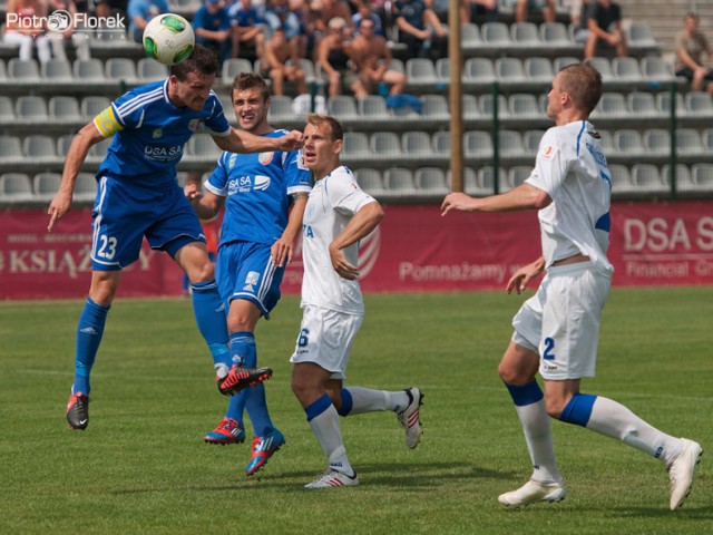 1.liga. Miedź Legnica - Flota Świnoujście 1:2  Fot. Piotr Florek