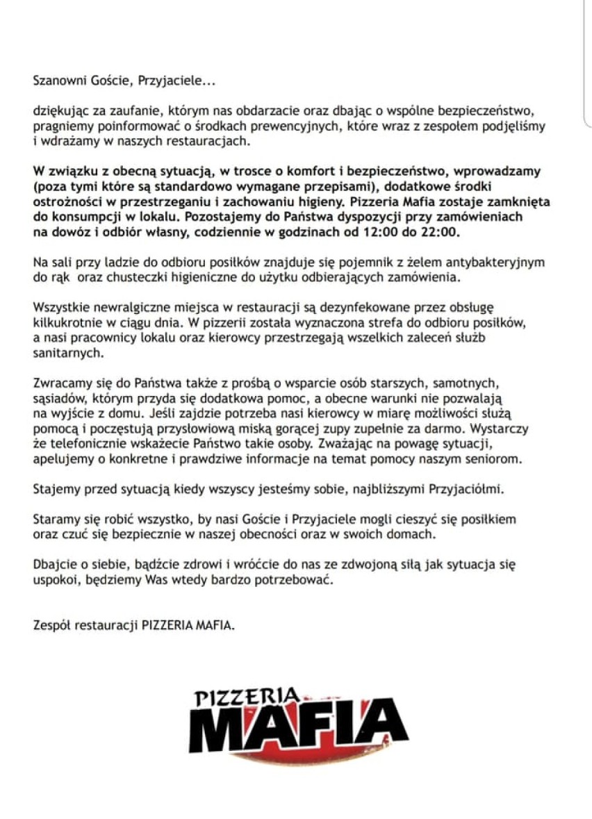 Międzyrzecz: w złych czasach dobrzy ludzie są na wagę złota!