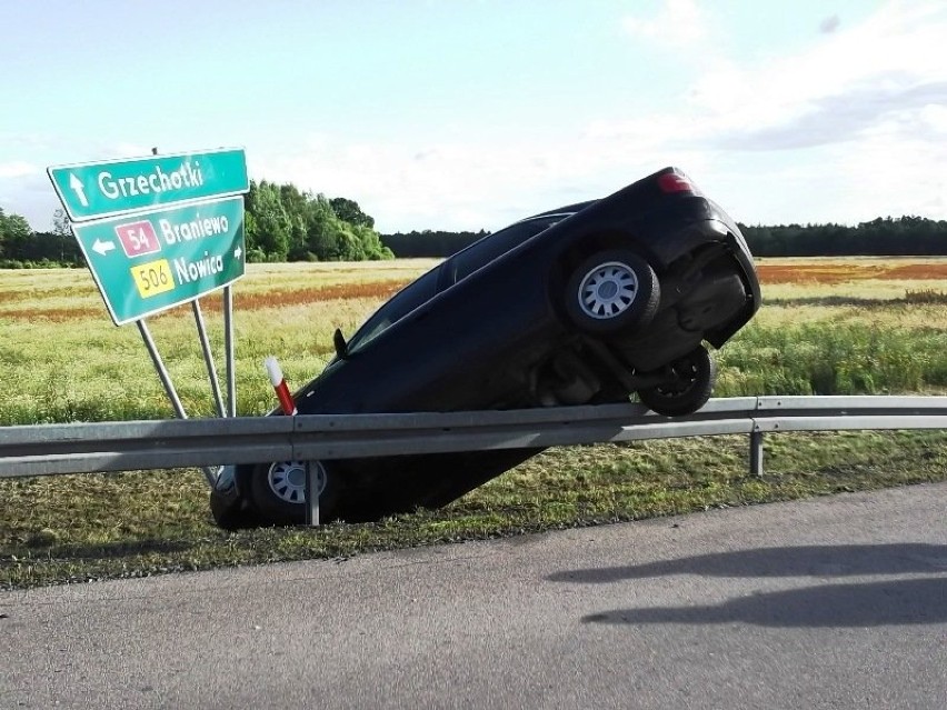 Wypadek w pobliżu Braniewa