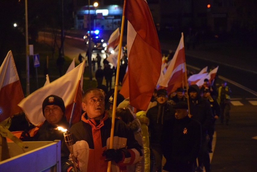 Marsz Niepodległości na ulicach Jastrzębia-Zdroju