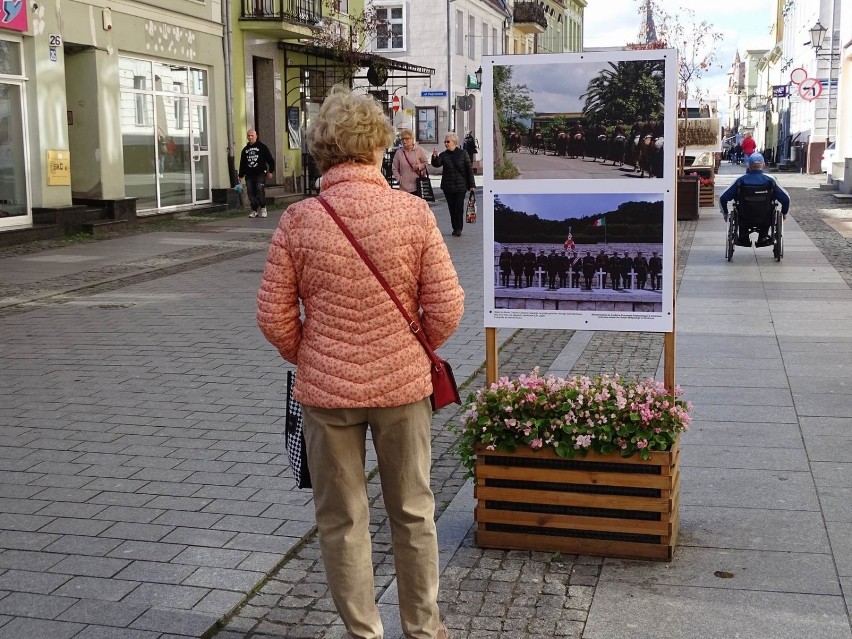 Na ulicy Grudziądzkiej w Chełmnie  czynna jest wystawa zdjęć...