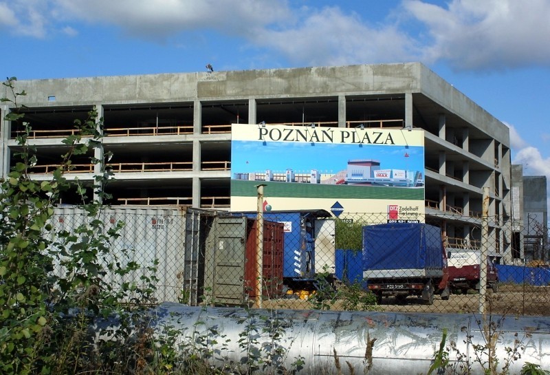 Budowa centrum Poznań Plaza - 2004 rok