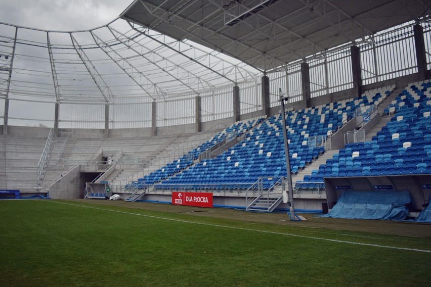 Nowy stadion w Płocku. Jak idą prace na stadionie? Co dalej planuje miasto? Rozmowa z prezydentem przed pierwszym meczem [ZDJĘCIA STADIONU]