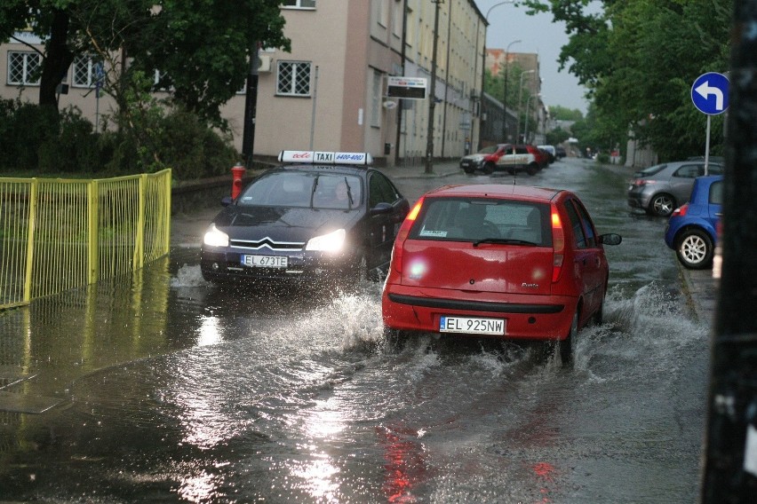 Gwałtowna burza nad Łodzią, 12 czerwca 2015