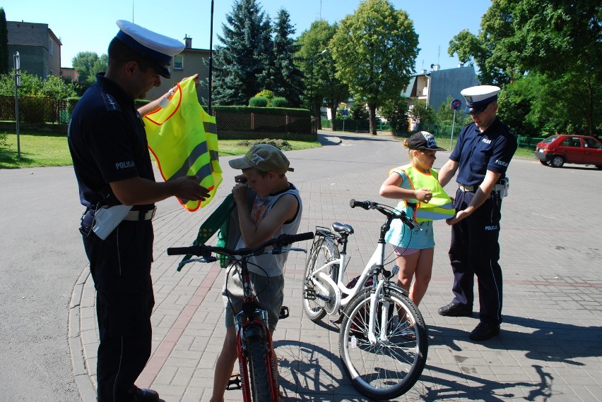 Rowerowa akcja policji