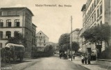 Ulica 1 Maja w czasach, kiedy Sobięcin był jeszcze odrębną osadą  i nazywał się Hermsdorf 