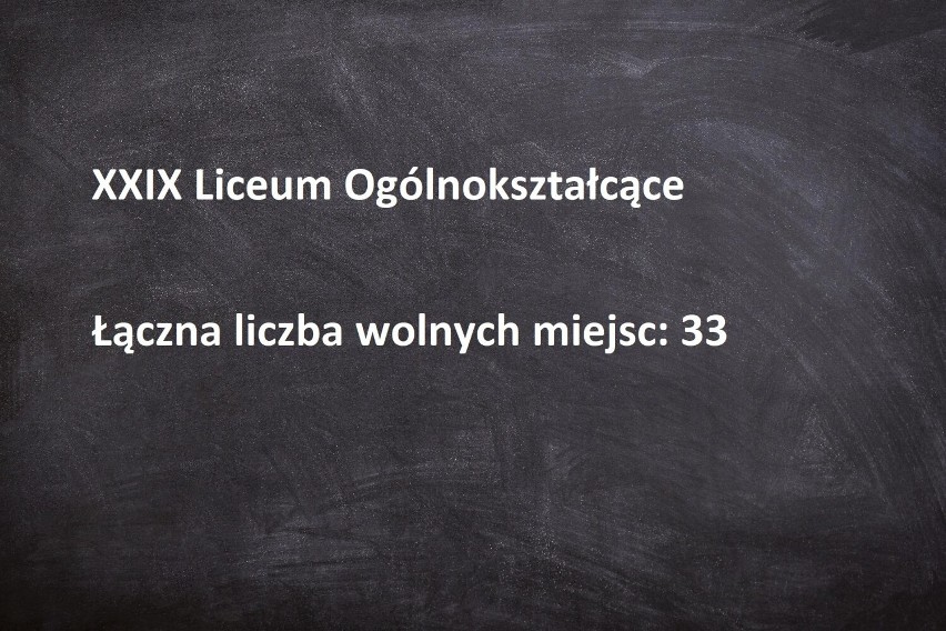 Zobacz więcej szkół z wolnymi miejscami --->