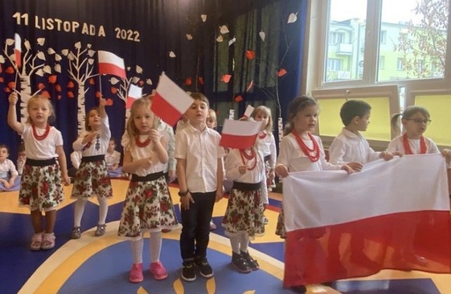 Tak przedszkolaki z Kielc uczciły Święto Niepodległości. Zobaczcie zdjęcia