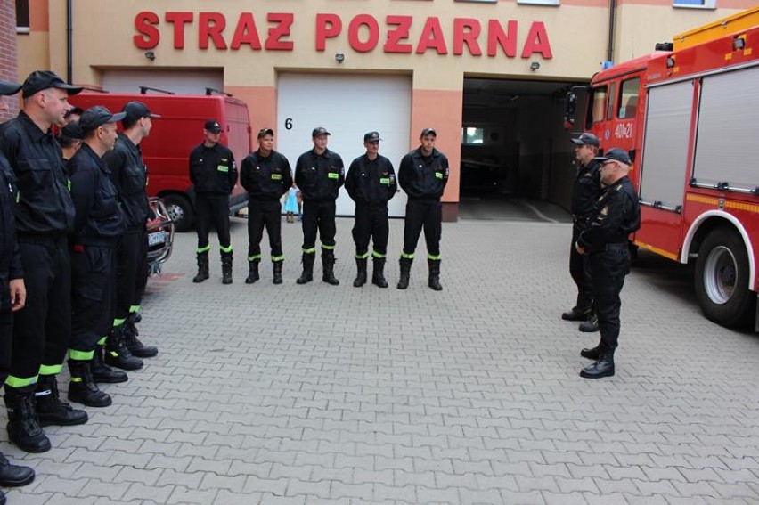 Straż w Chodzieży: Nasi strażacy wrócili ze Szwecji. Zorganizowano im uroczyste powitanie [FOTO]