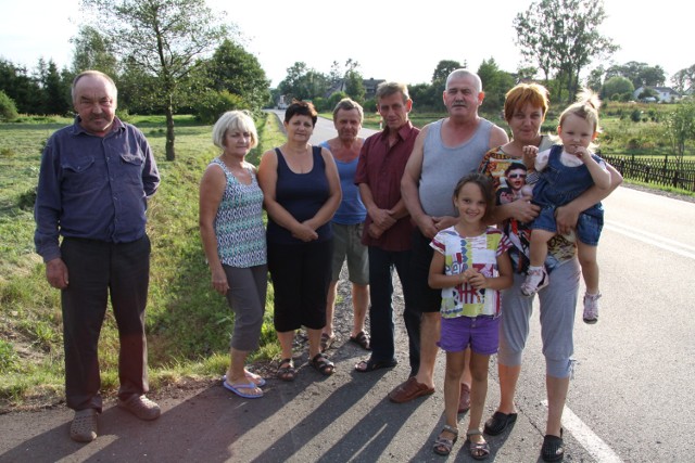 Piaszczyna znowu chce zablokować drogę nr 20. Domagają się budowy chodnika