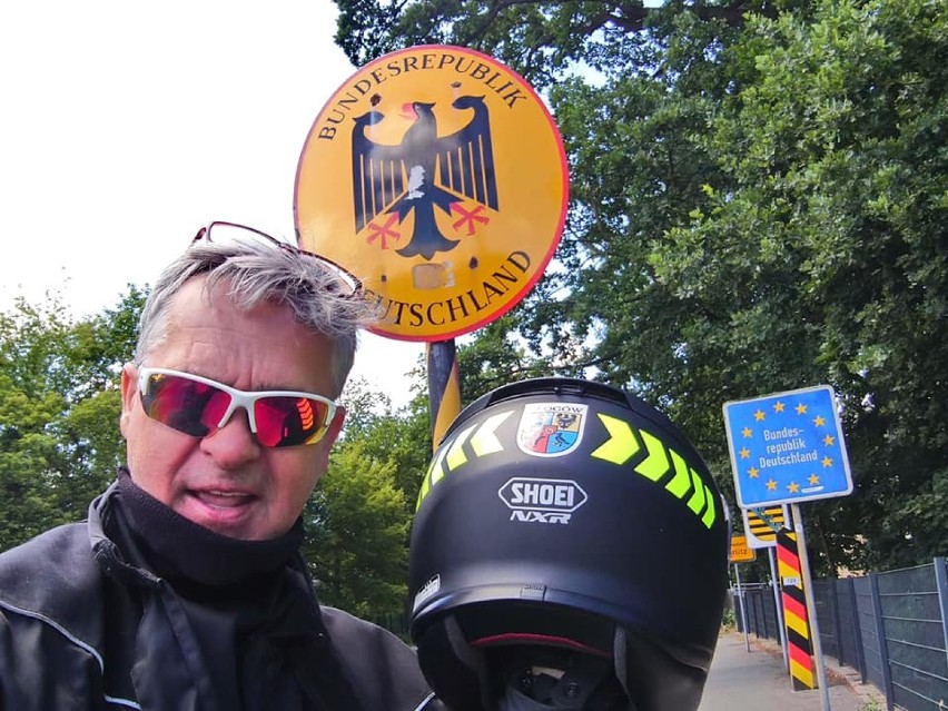 Głogów: Sławomir Majewski objechał Polskę dookoła na motocyklu. ZDJĘCIA