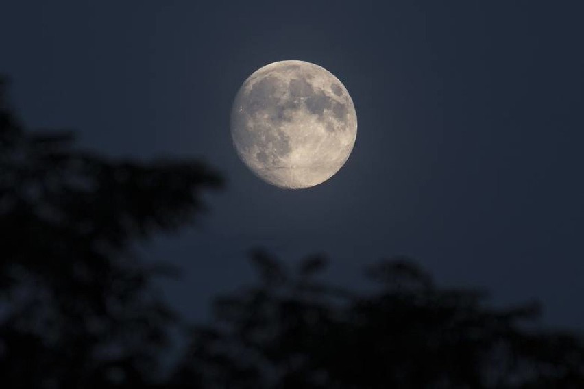 Zimny Księżyc na niebie. To będzie ostatnia pełnia w tym roku  (ZDJĘCIA Czytelników)