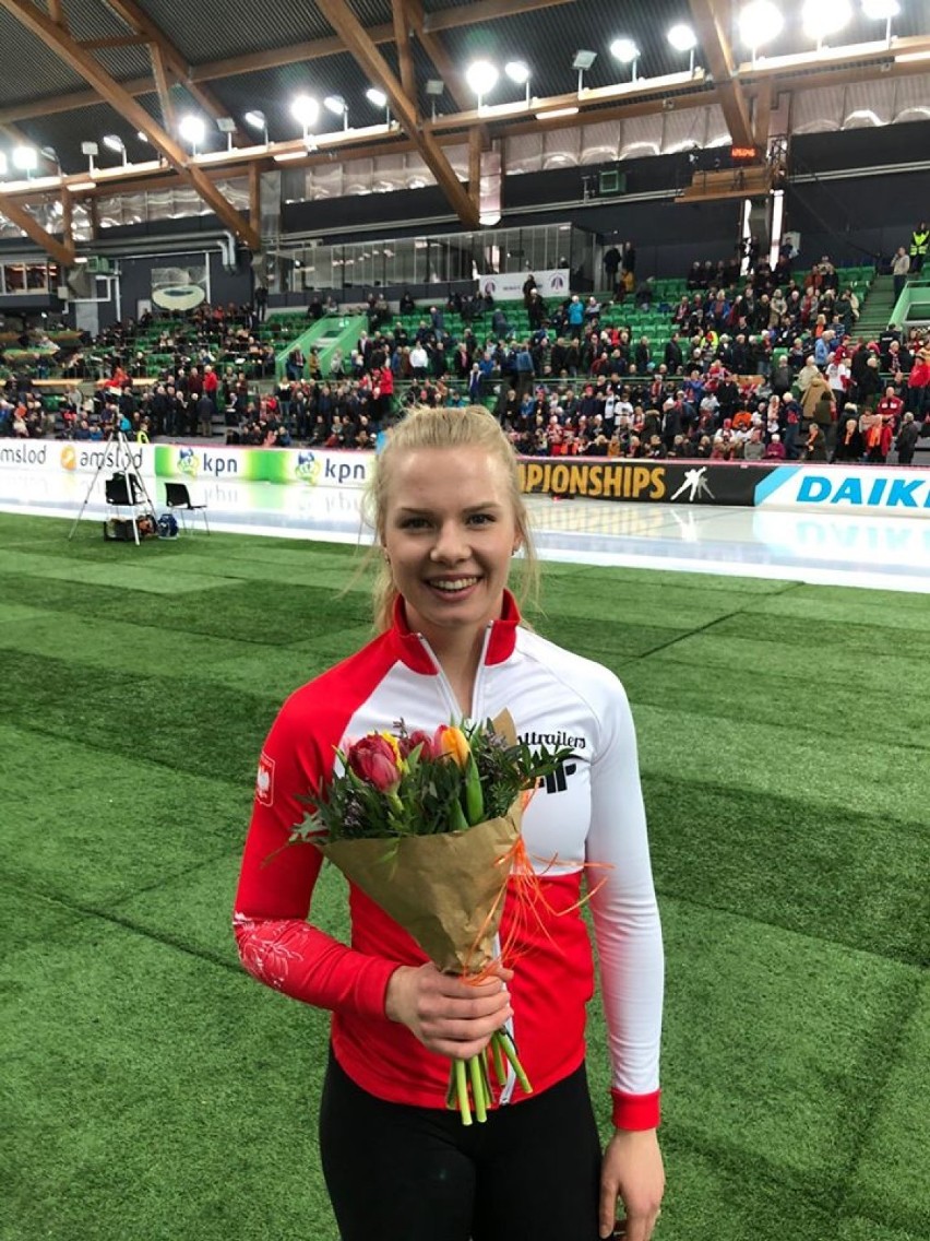 Karolina Bosiek wygrała bieg na 500 m podczas Mistrzostw Świata w wieloboju w Hamar w Norwegii [ZDJĘCIA]