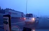 Dantejskie sceny na trasie S8 Wrocław - Warszawa. Co wyprawia ten kierowca? Zobacz film! 