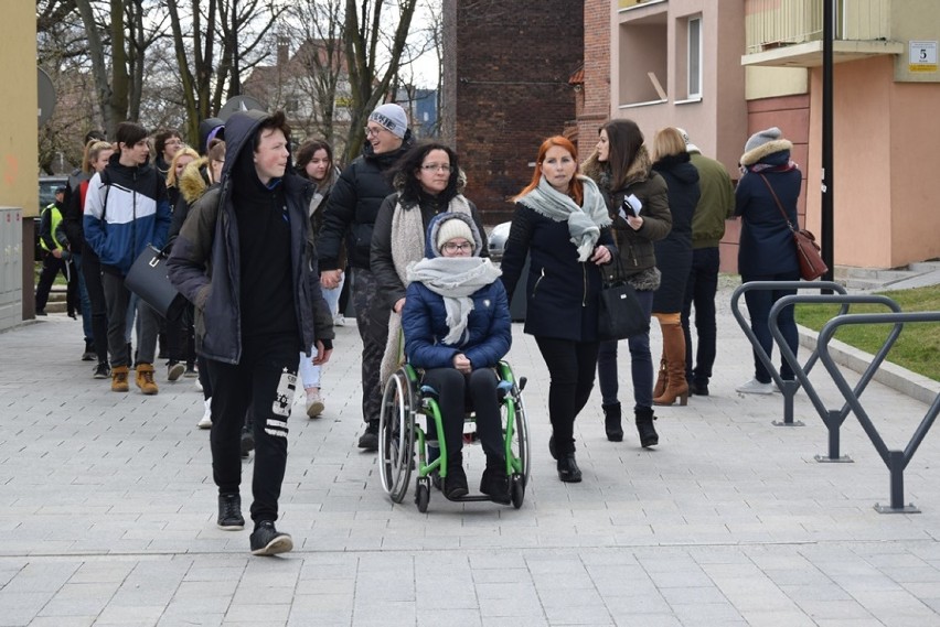 Protest uczniów przeciwko łączeniu szkół