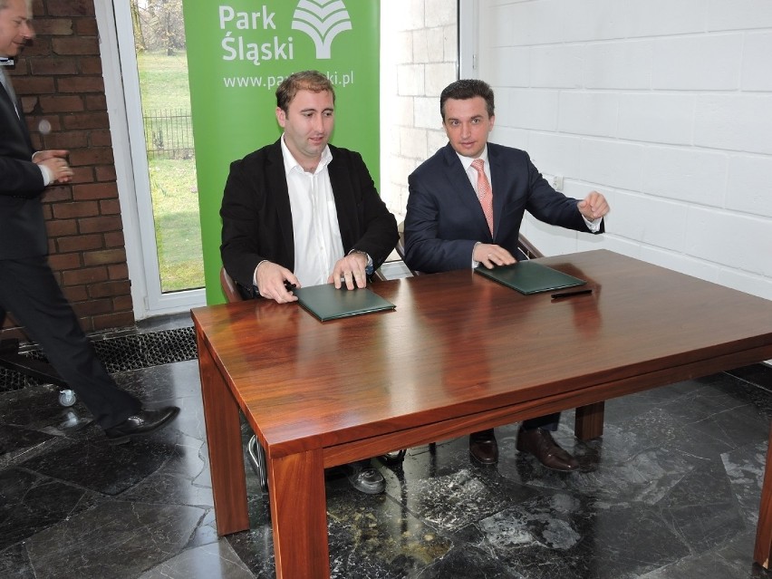 Podpisanie umowy Parku Śląskiego ze słowacką spółką TMR