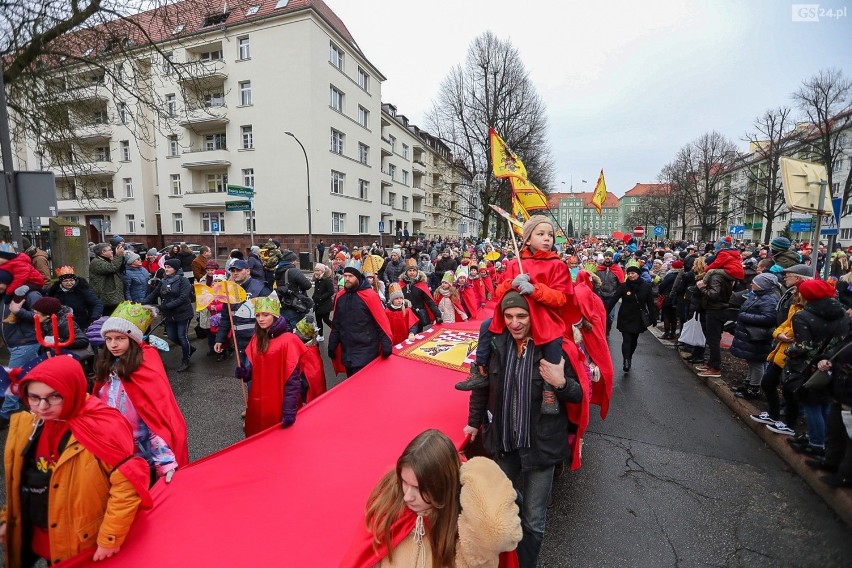 Radosny Orszak Trzech Króli na ulicach Szczecina [ZDJĘCIA]