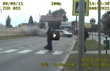 Chełm: Kierowca bez prawa jazdy zakończył jazdę przed radiowozem (ZOBACZ WIDEO)