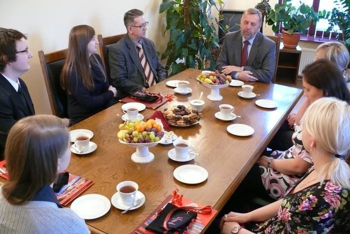 Burmistrz spotkał się ze stypendystami