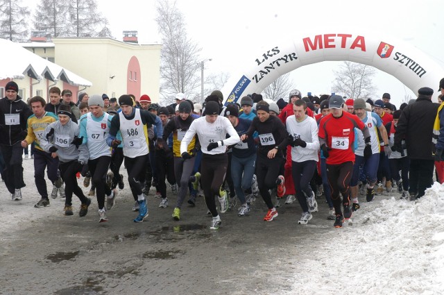 Start do finałowego biegu sztumskiego Grand Prix