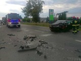 Poważny wypadek na drodze krajowej Opole-Nysa w Niemodlinie. Siedem osób rannych!