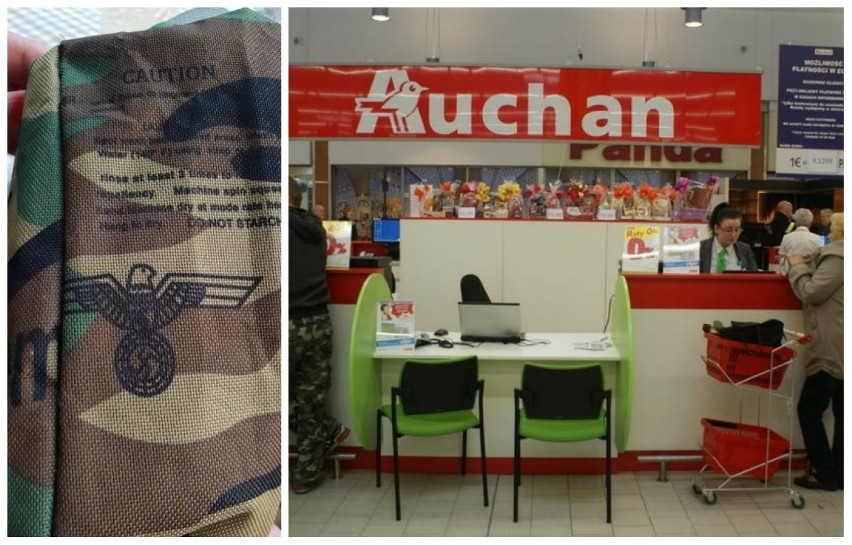 Auchan sprzedaje "nerki" ze swastyką! Sieć sklepów nie wychwyciła nazistowskiego symbolu 