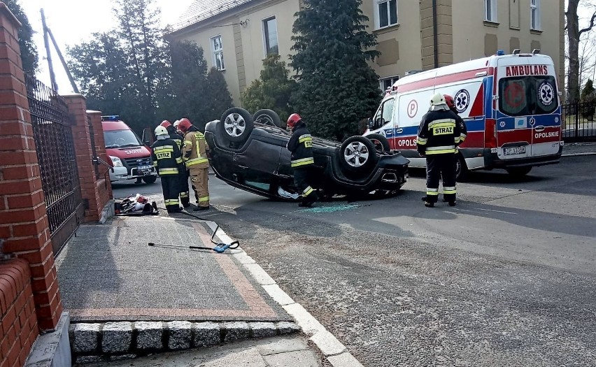 Wypadek z Szczedrzyku. Zderzenie dwóch samochodów