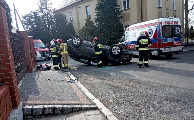 Wypadek z Szczedrzyku. Zderzenie dwóch samochodów