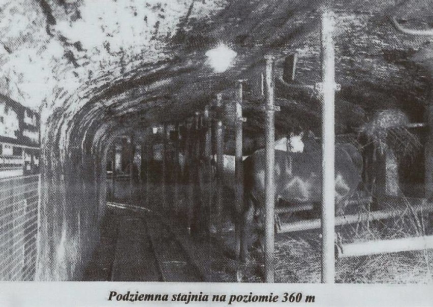 Podziemna stajnia w kopalni "Brzeszcze" na poziomie 360 m w...