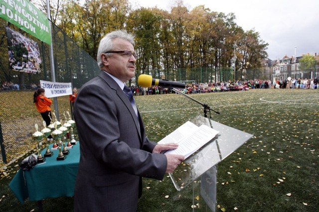 Uroczyste otwarcie boiska "Orlik" w Chojnowie