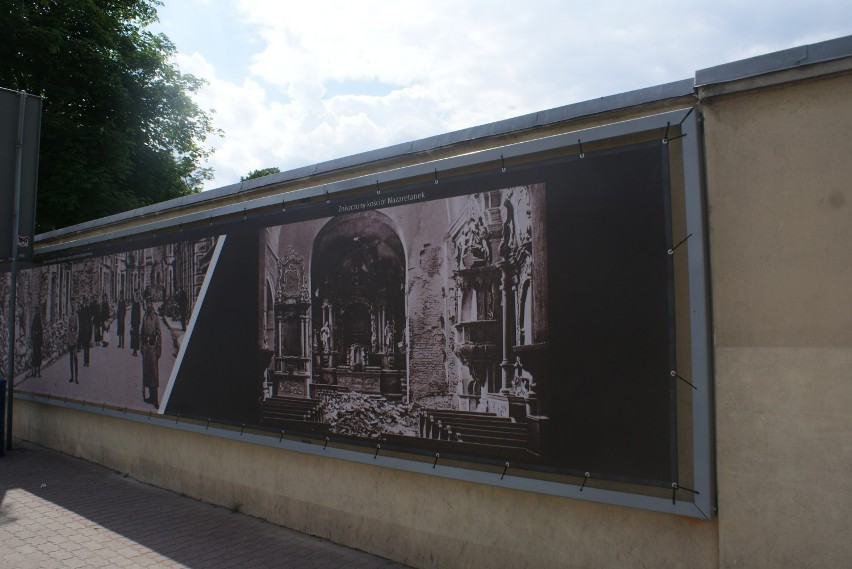 Zdjęcia przedstawiające zburzenie Kalisza w 1914 roku...