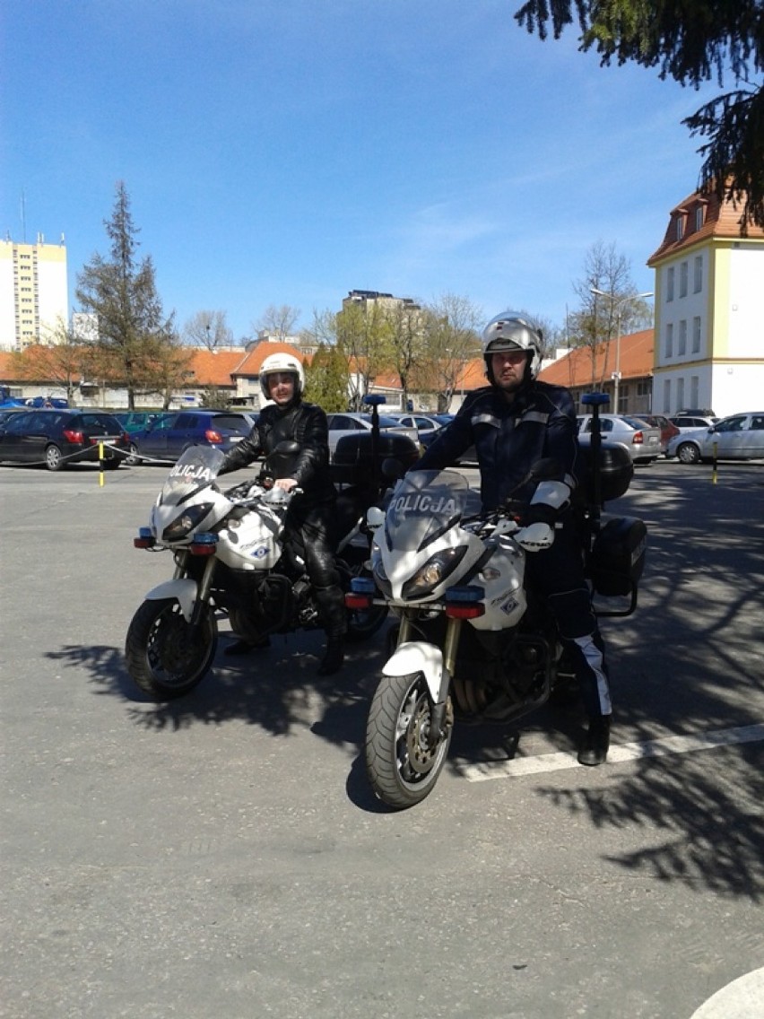 Policjanci z olsztyńskiej drogówki wsiedli na motocykle