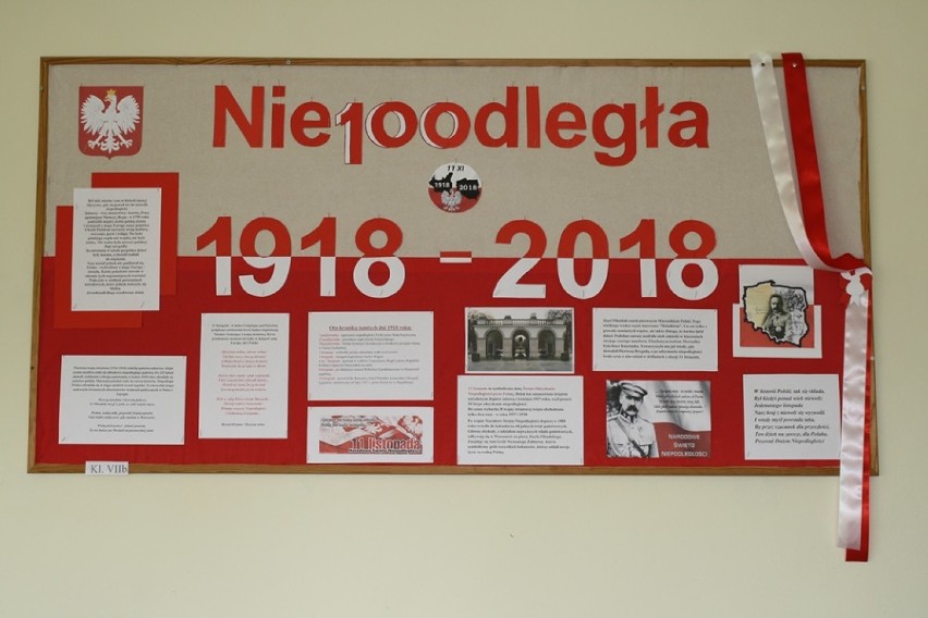 Zespół Szkół w Dziadowej Kłodzie zorganizował obchody 100-lecia niepodległości Polski