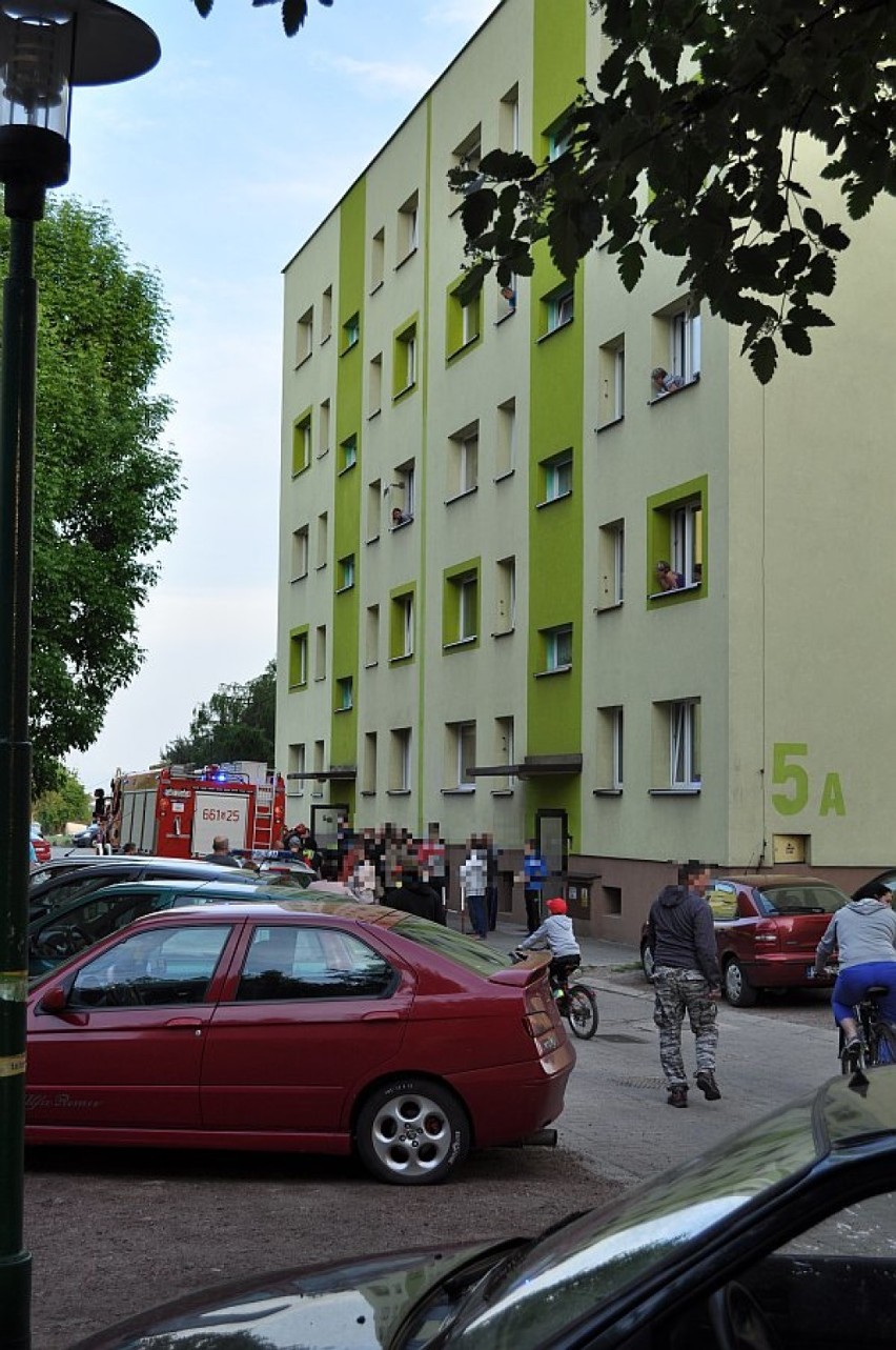 Pożary miały miejsce na osiedlu 1 Maja w Wodzisławiu Śl.