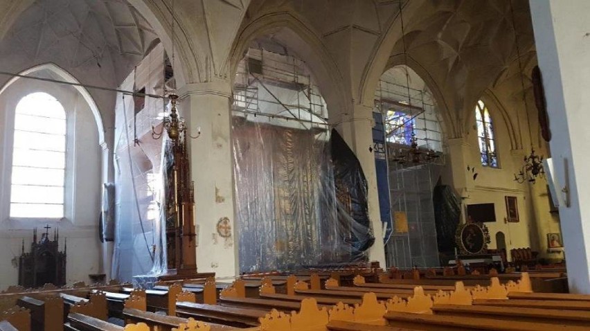 Kościół św. Jana Chrzciciela w Malborku - prace ratunkowe