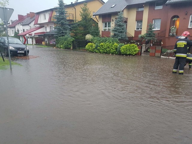 Zalania na Morskiej i Piotra Skargi w Wejherowie