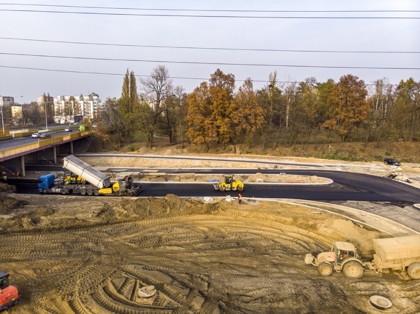 Budowa ulicy Nowowęglowej w Łodzi dobiega końca