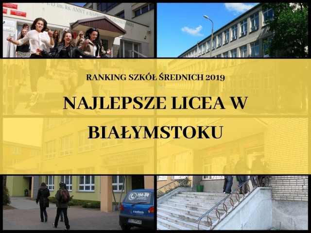 W sieci pojawił się najnowszy ranking szkół średnich przygotowany przez serwis Waszaedukacja.pl. Zobaczcie, które licea są wg niego najlepsze w stolicy województwa podlaskiego.
