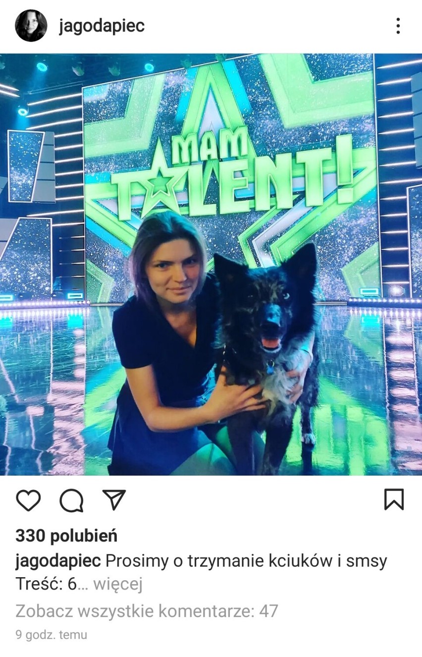 Finał Mam Talent 2021. Jagoda Piec i pies Stefan na podium "Mam Talent" (29.11)