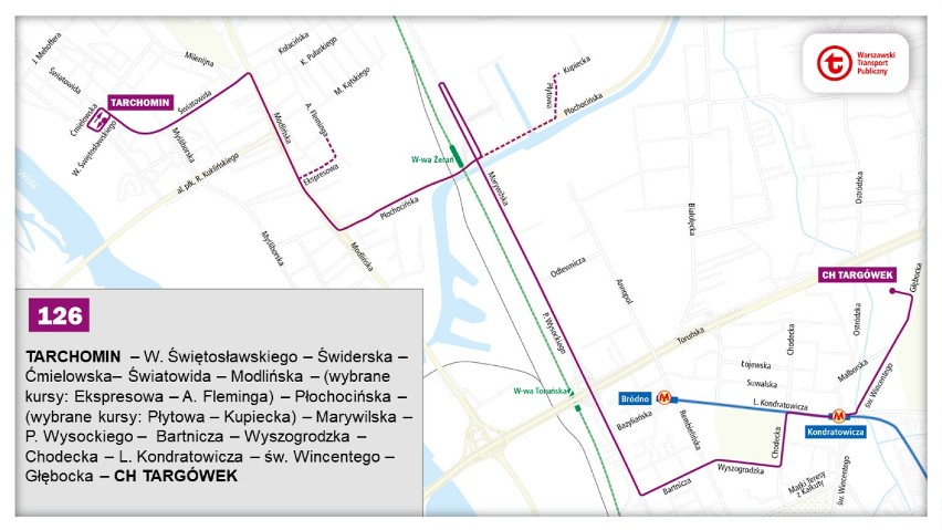 Fragment jednej z głównych ulic Bródna oddany kierowcom. Skrzyżowanie Kondratowicza i Chodeckiej już przejezdne. Oto nowe trasy autobusów