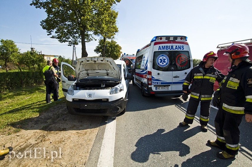 Wypadek w Elblągu