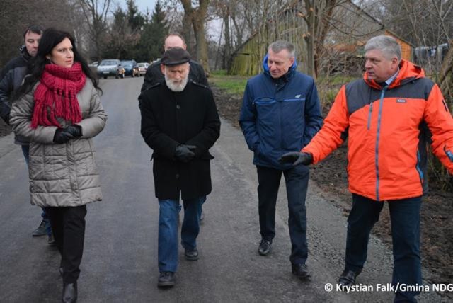 Gm. Nowy Dwór Gd. Remont drogi Orłówko-Tuja