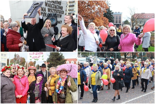 Seniorzy z Włocławka na jeden dzień przejęli miasto. Po kolorowym korowodzie ulicami Włocławka spędzili czas w Centrum Kultury "Browar B.", 25 października 2022 roku.