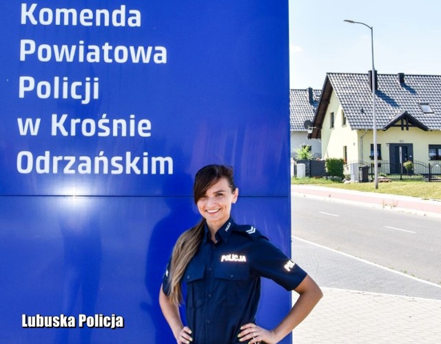 72-latek zasłabł i leżał na jezdni - z ratunkiem przyszła policjantka Magdalena Józak i mieszkańcy.