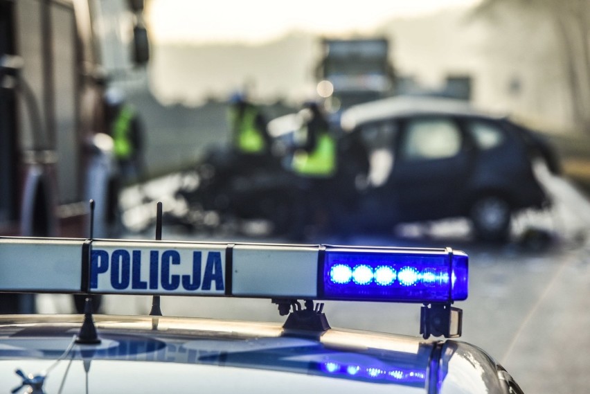Cztery osoby ranne w wypadku na DK25 w Gościeradzu pod Bydgoszczą