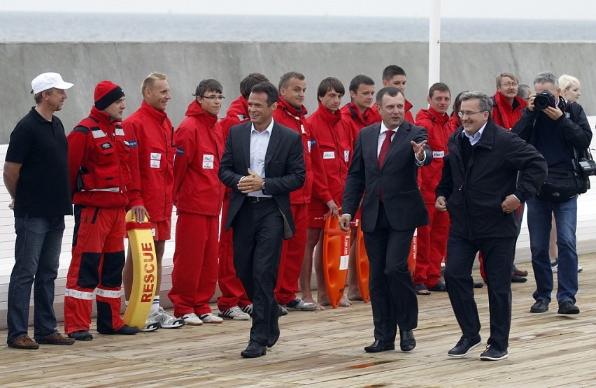 Sopot: Uroczyste otwarcie przystani jachtowej z udziałem prezydenta Bronisława Komorowskiego