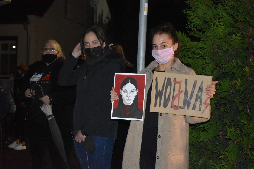 Protest kobiet w Dobrzycy