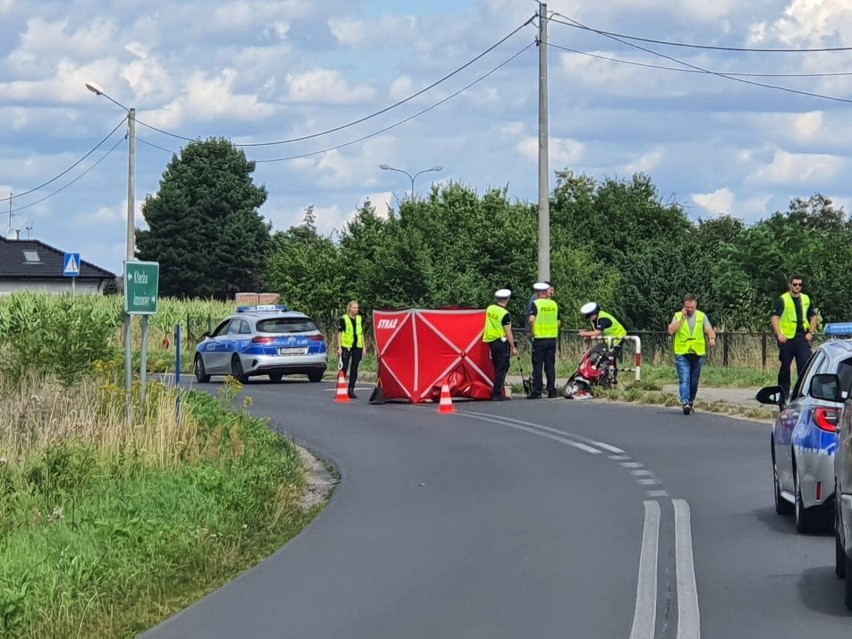 Gmina Kłecko. Tragiczny wypadek 55-letniego motorowerzysty